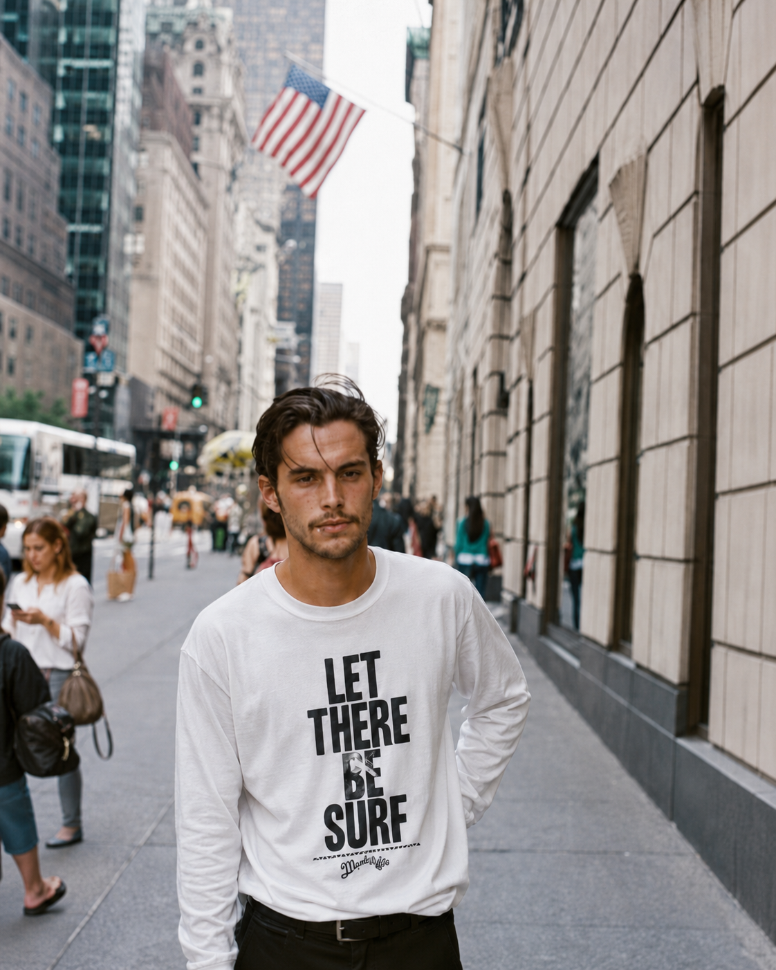 7oz ORIGINAL L/S TEE (LET THERE BE SURF) – Marbles&Co