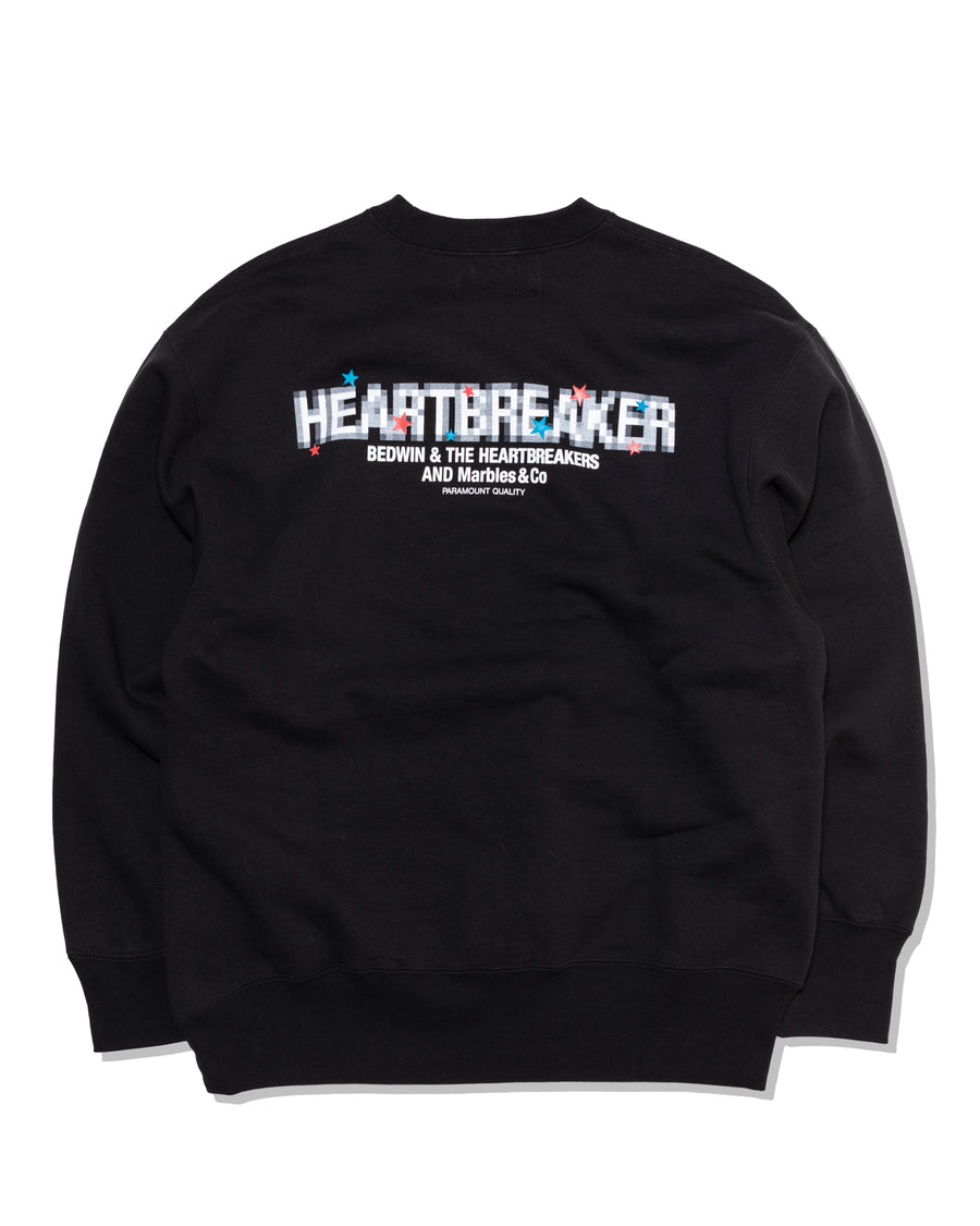 BEDWIN & THE HEARTBREAKERS×Marbles CREW NECK SWEAT(HEARTBREAKER) / MSW-S23BW01