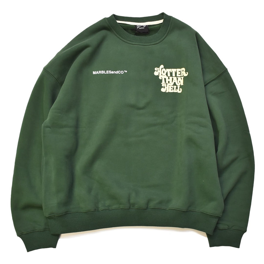 16oz Big Silhouette CREW NECK SWEAT (HOTTER THAN HELL) / MHP-A22SP01