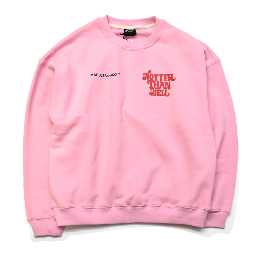 16oz Big Silhouette CREW NECK SWEAT (HOTTER THAN HELL) / MHP