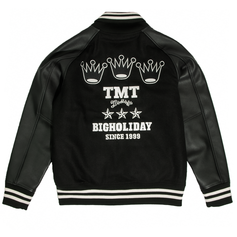 メンズMarbles TMT コラボ Varsity Jacket BLACK L