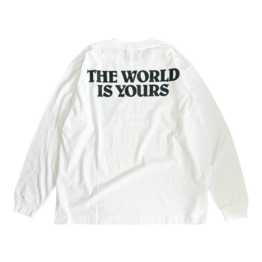 Marbles 7oz ORIGINAL L/S TEE (World Is Yours) / S25MB-LS01