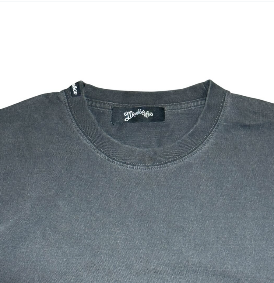 Marbles 100% USA Garment-Dyed S/S TEE “USA CORE” – 2nd Model（6.6oz） / F25MB-SS01