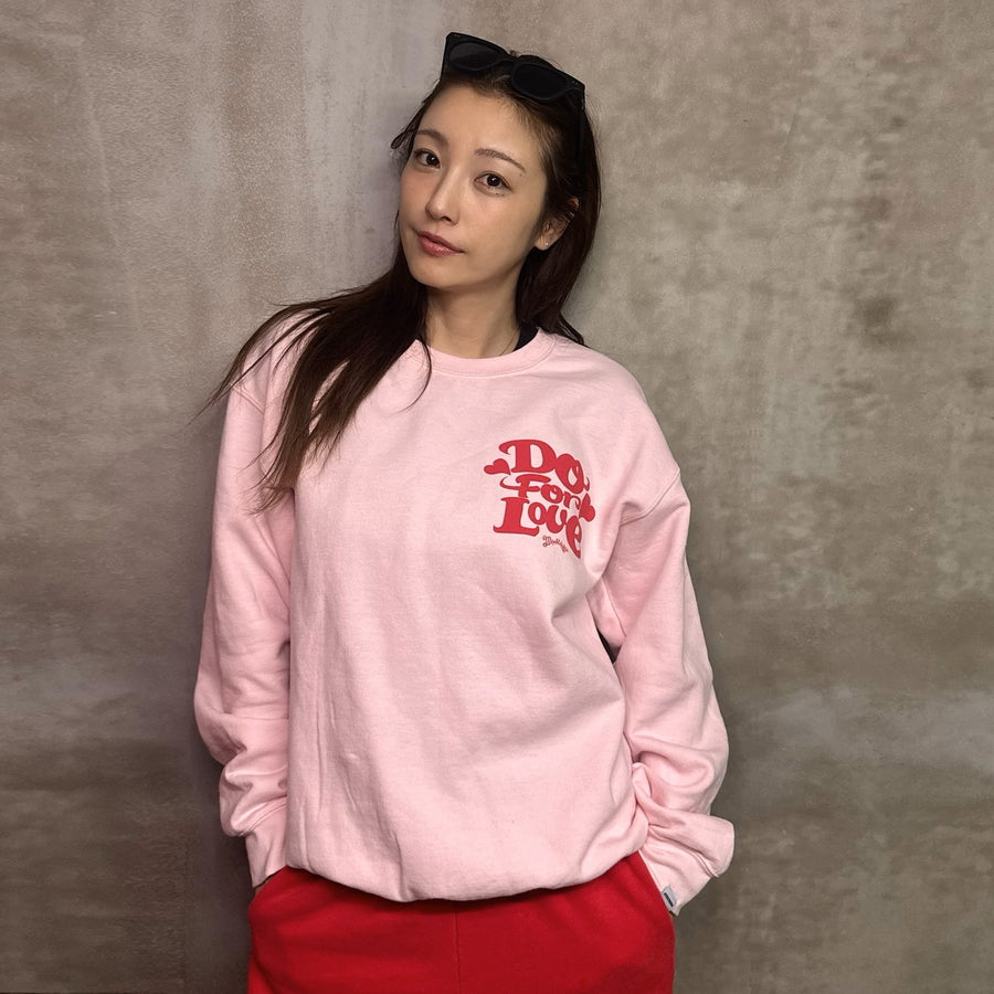 YUKINA × Marbles 8oz CREWNECK SWEAT (Do For Love) / S25MB-SWYK01