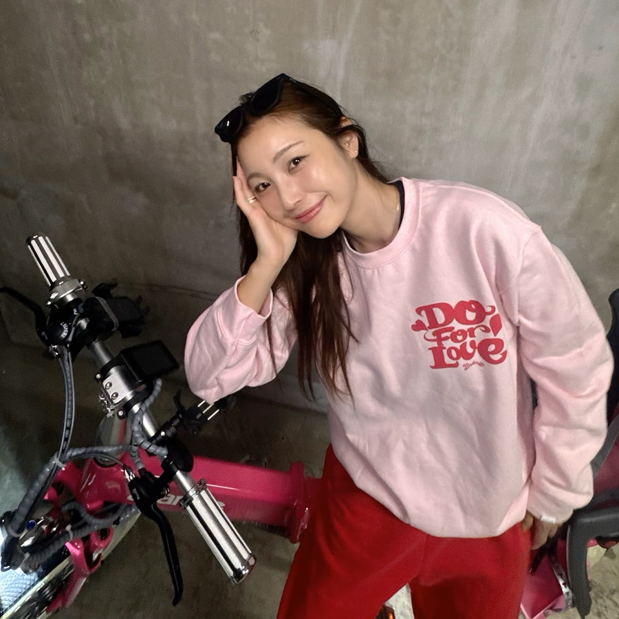 YUKINA × Marbles 8oz CREWNECK SWEAT (Do For Love) / S25MB-SWYK01
