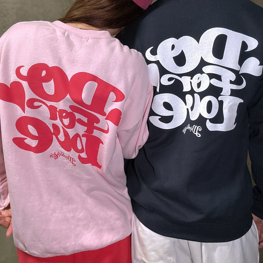 YUKINA × Marbles 8oz CREWNECK SWEAT (Do For Love) / S25MB-SWYK01
