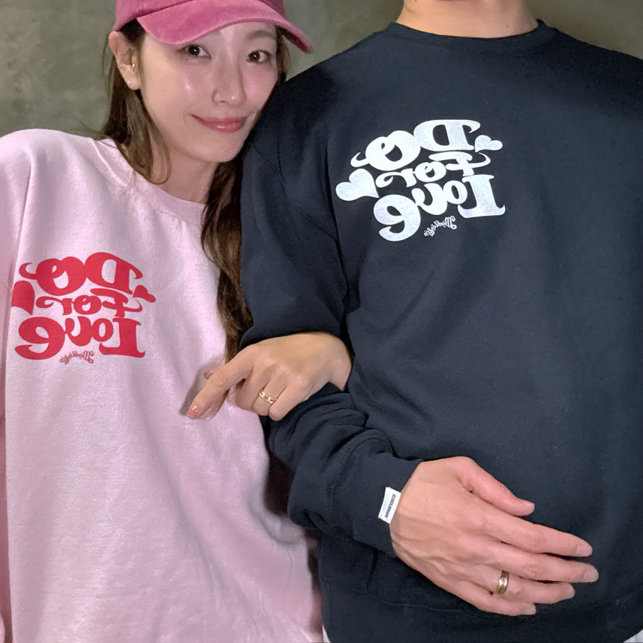 YUKINA × Marbles 8oz CREWNECK SWEAT (Do For Love) / S25MB-SWYK01