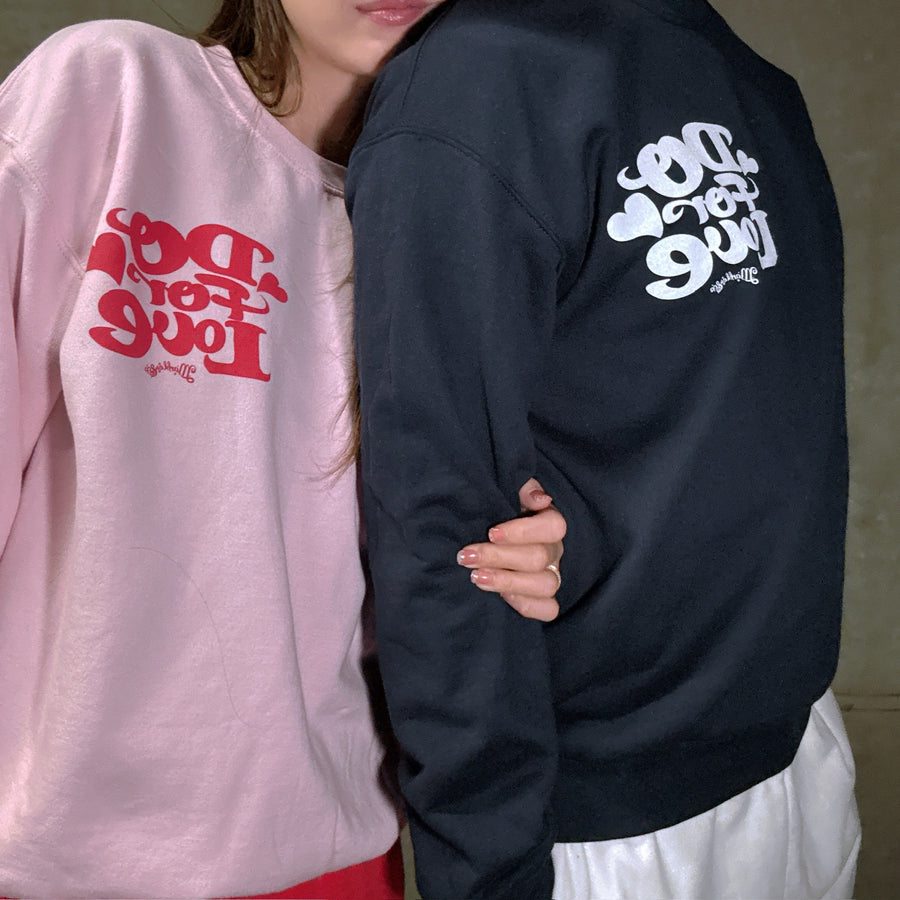 YUKINA × Marbles 8oz CREWNECK SWEAT (Do For Love) / S25MB-SWYK01