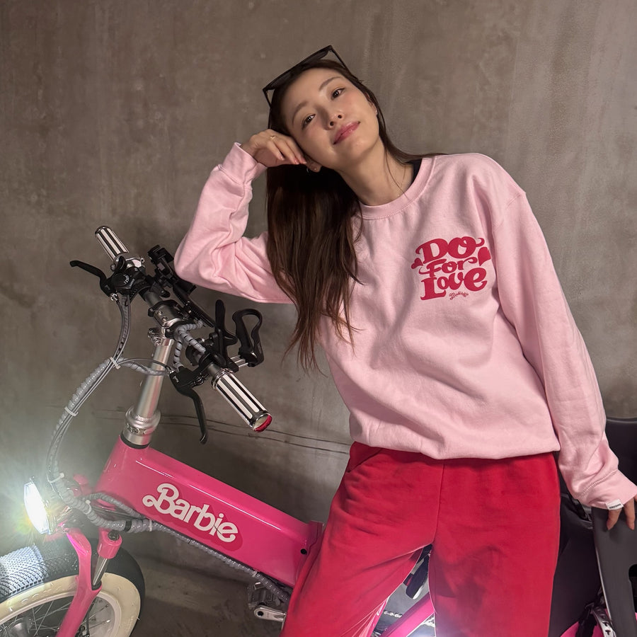 YUKINA × Marbles 8oz CREWNECK SWEAT (Do For Love) / S25MB-SWYK01