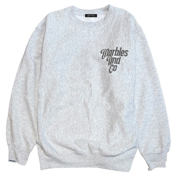 HEAVY CREW NECK SWEAT (Marbles&Co) / MSW-S2401 – Marbles