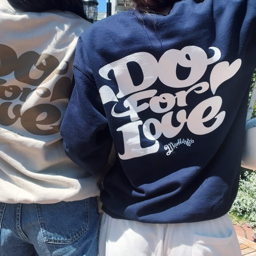 YUKINA × Marbles 8oz CREWNECK SWEAT (Do For Love) / S25MB-SWYK01