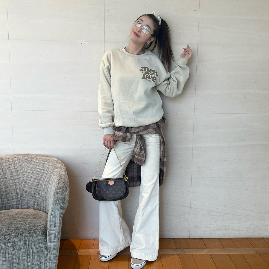 YUKINA × Marbles 8oz CREWNECK SWEAT (Do For Love) / S25MB-SWYK01