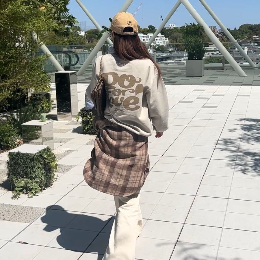 YUKINA × Marbles 8oz CREWNECK SWEAT (Do For Love) / S25MB-SWYK01