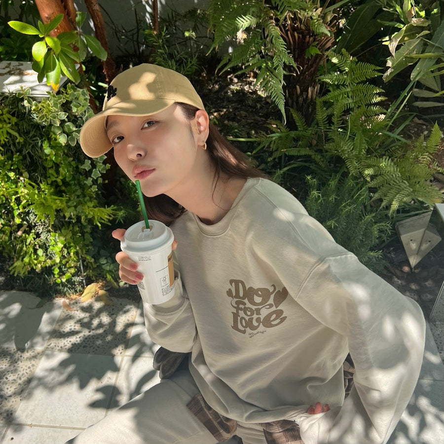 YUKINA × Marbles 8oz CREWNECK SWEAT (Do For Love) / S25MB-SWYK01