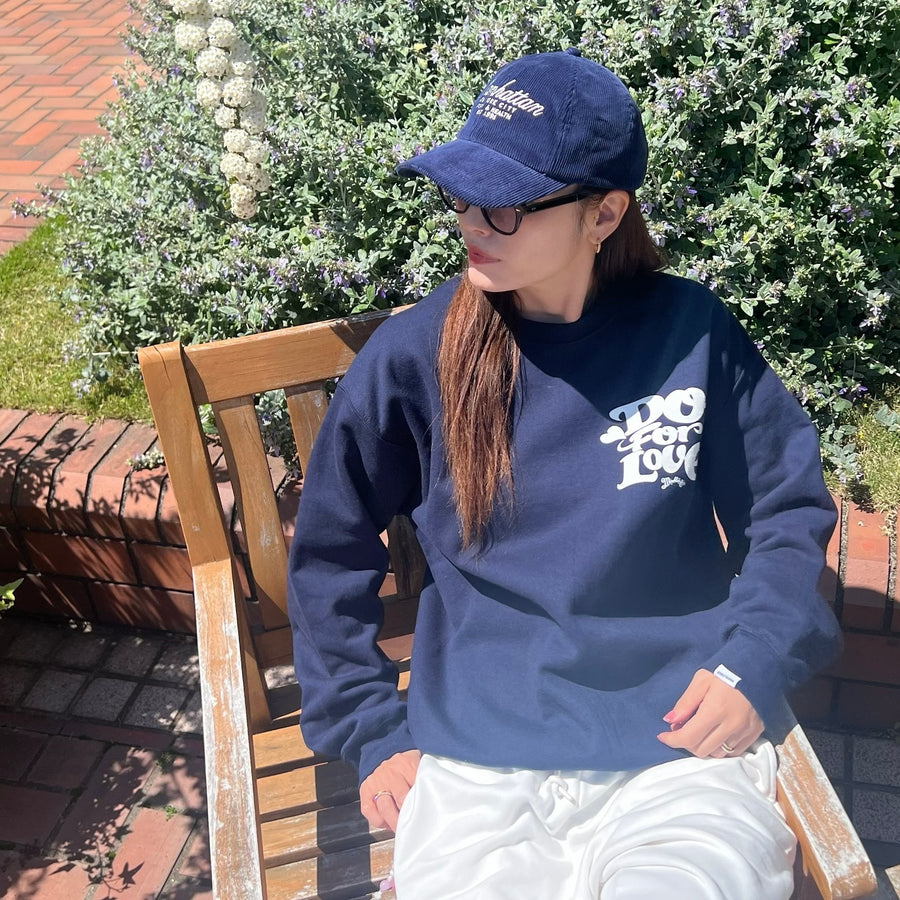 YUKINA × Marbles 8oz CREWNECK SWEAT (Do For Love) / S25MB-SWYK01