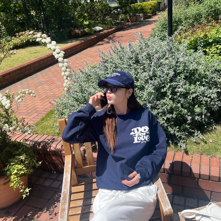 YUKINA × Marbles 8oz CREWNECK SWEAT (Do For Love) / S25MB-SWYK01