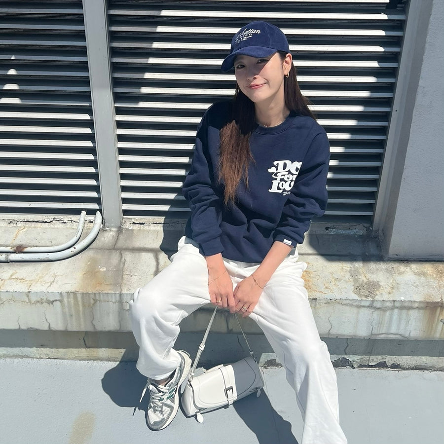 YUKINA × Marbles 8oz CREWNECK SWEAT (Do For Love) / S25MB-SWYK01