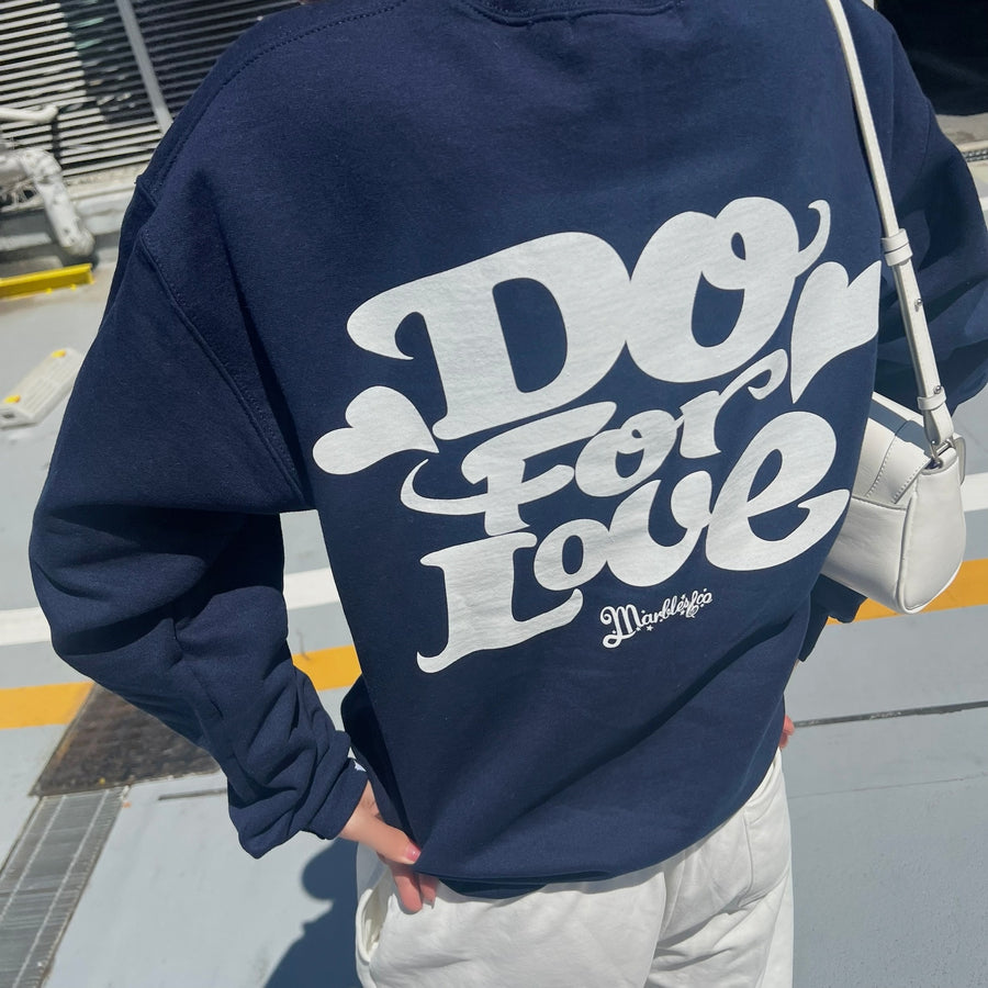 YUKINA × Marbles 8oz CREWNECK SWEAT (Do For Love) / S25MB-SWYK01