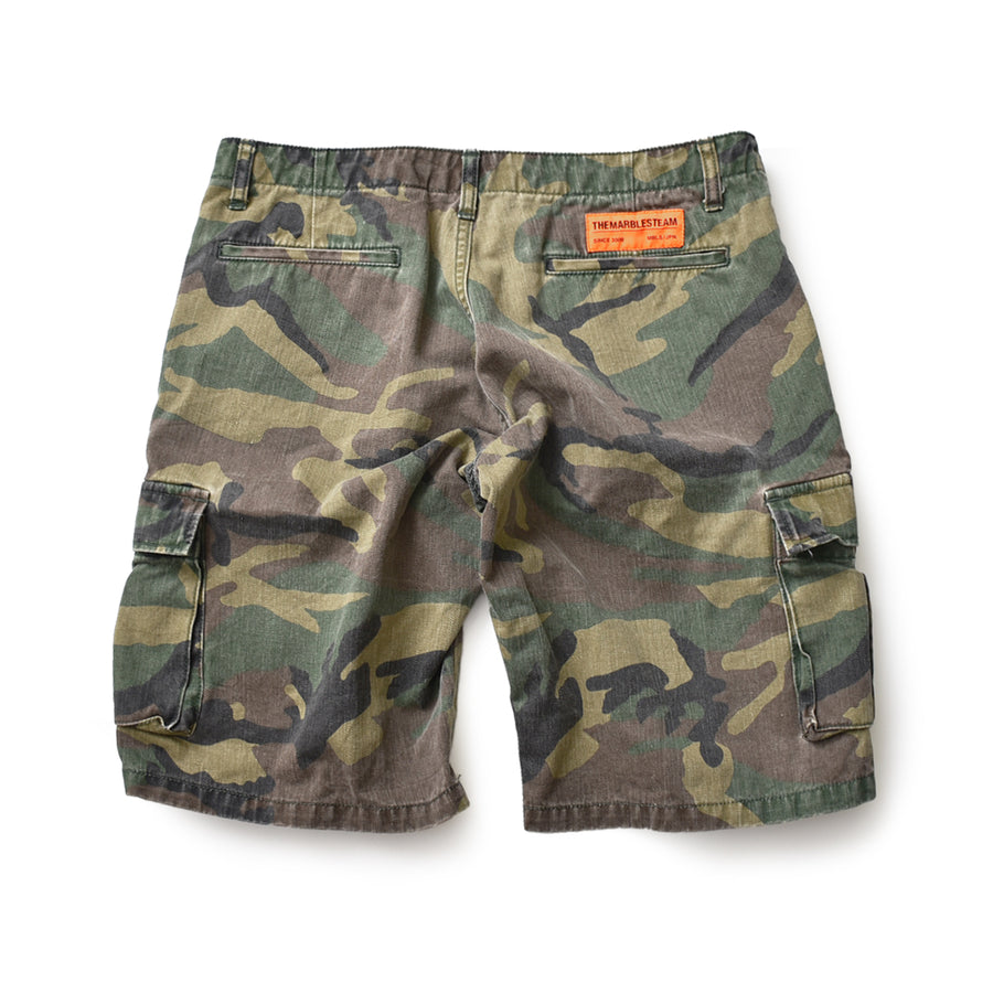 VINTAGE CAMOUFLAGE CARGO SHORTS