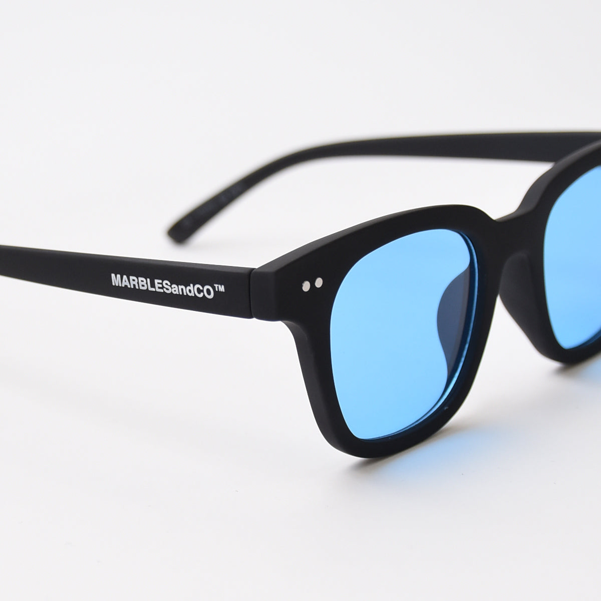 MAT BLACK SUNGLASSES Ver.3 / BLUE / MAC-S21SP01 – Marbles