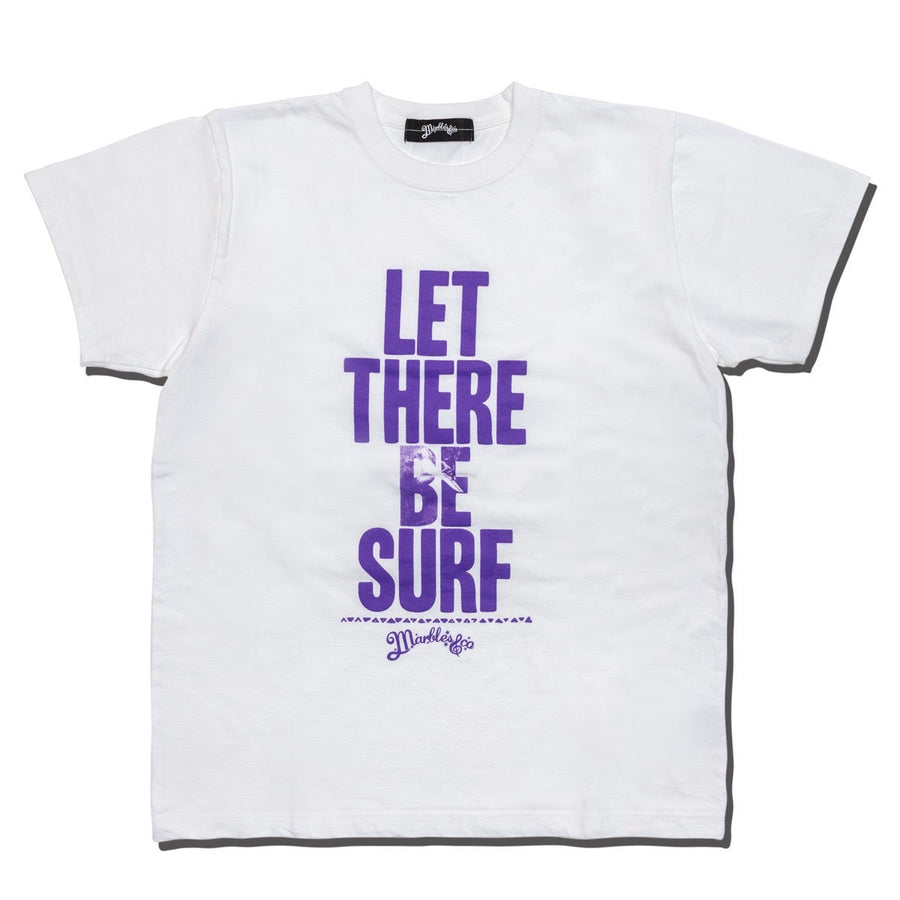 LET THERE BE SURF TEE / MCS-S22SP01 / BLACK×WHITE – Marbles ...