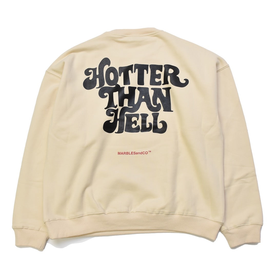 HOTTER THAN HELL ヘンリーネックスウェット（スウェット