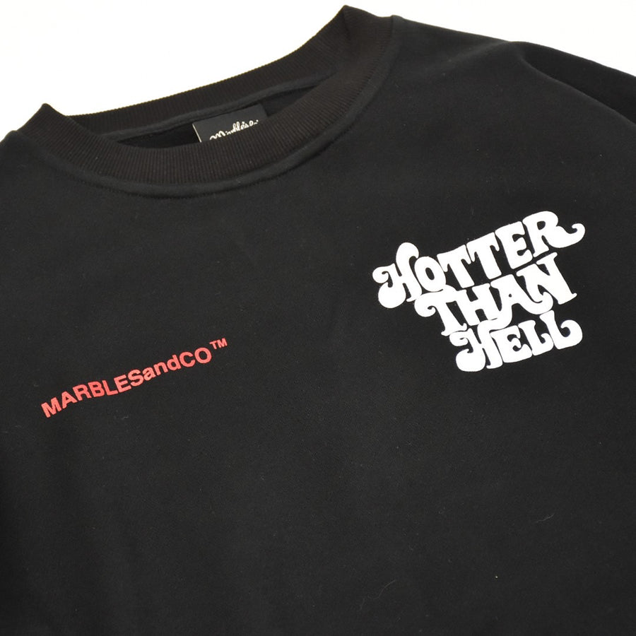 16oz Big Silhouette CREW NECK SWEAT (HOTTER THAN HELL) / MHP-A22SP01